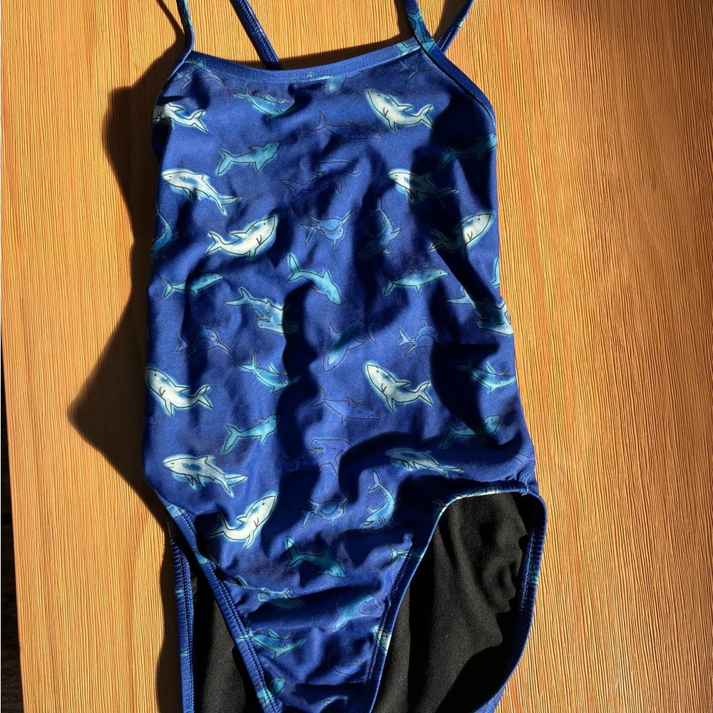 Jolyn Brandon size 26 shark print onesie new without tags